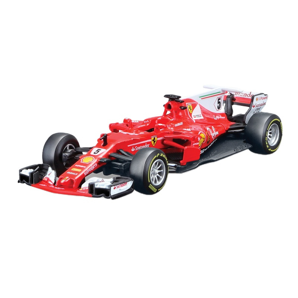 Bburago 1/43 Ferrari SF70H (#5 Sebastian Vettel) Diecast Sebastian Vettel Döneminin Şahlanan Efsanesi