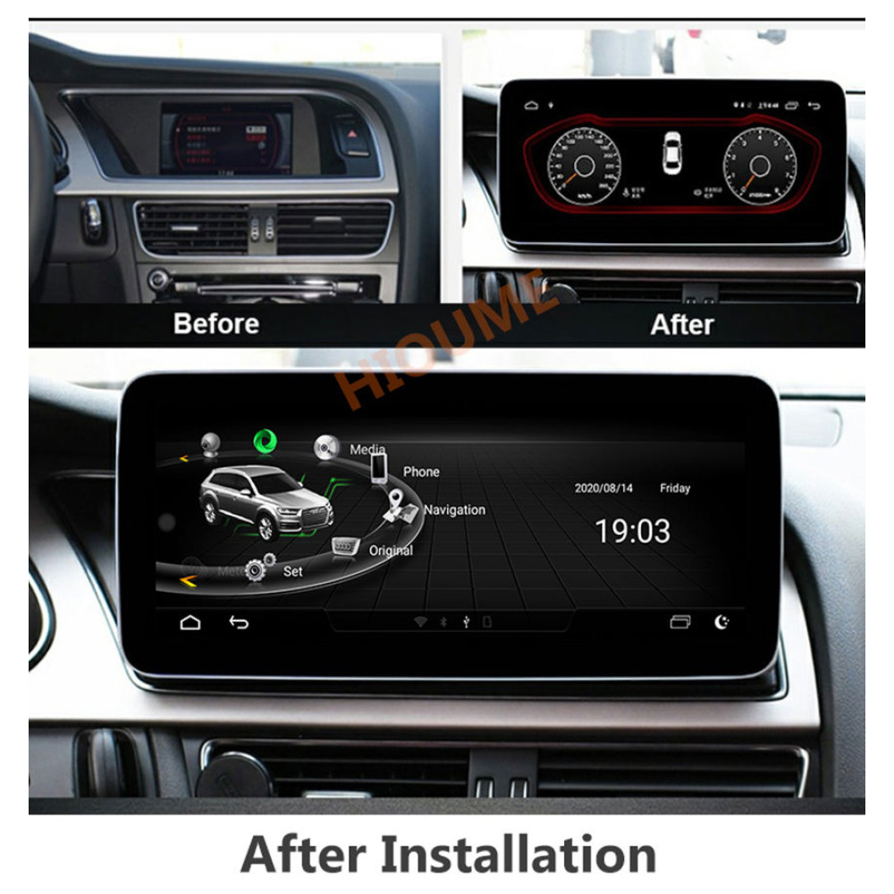 Audi A4 A5 S4 S5 A4L B8 10.25 inch Android 13 - CarPlay - Android - GPS Navigasyon - Multimedya Ekran 2017-2021 