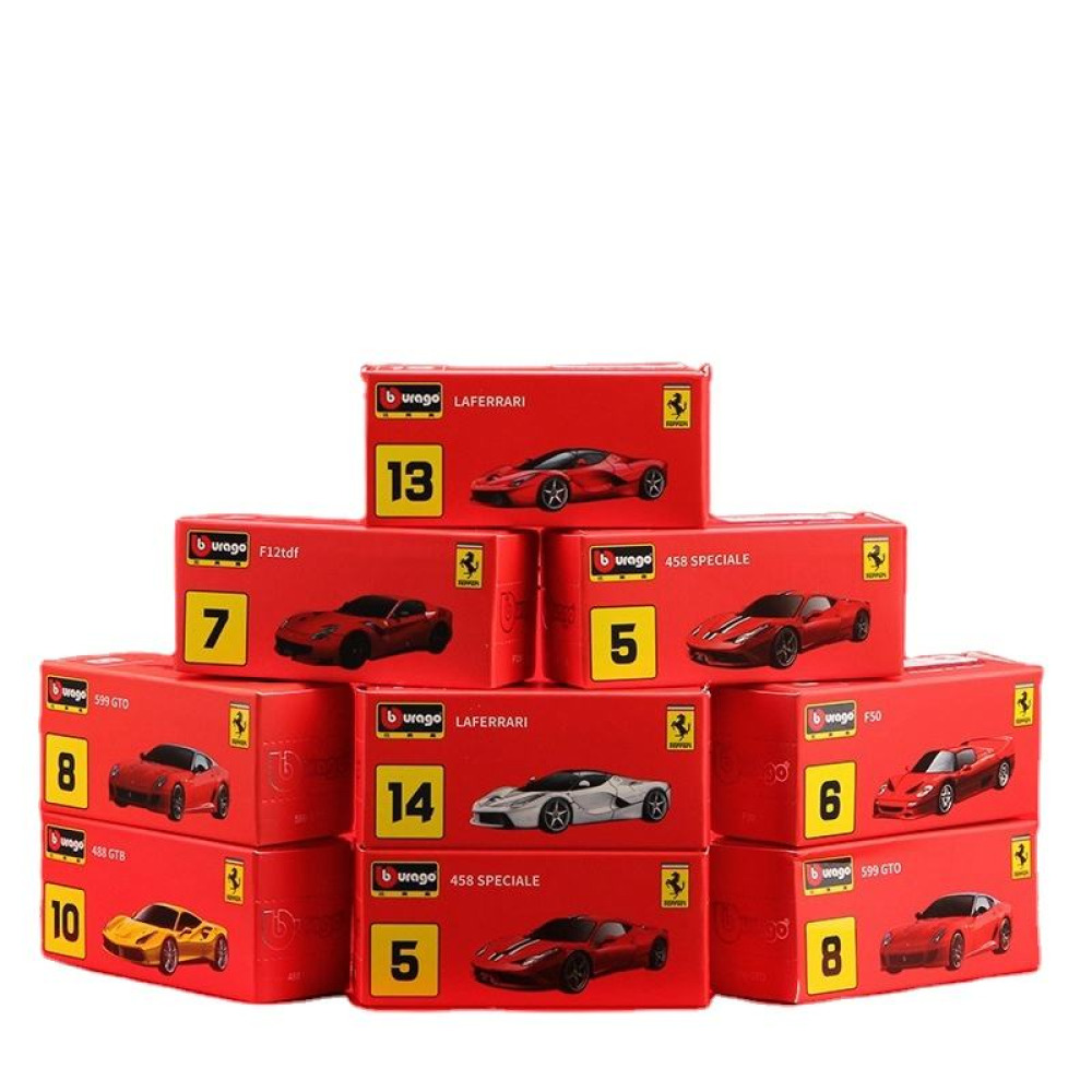 Bburago 1/64 Ferrari Racing Car Series Diecast – Pistlerin Şahlanan Beygirleri Küçük Ölçekte