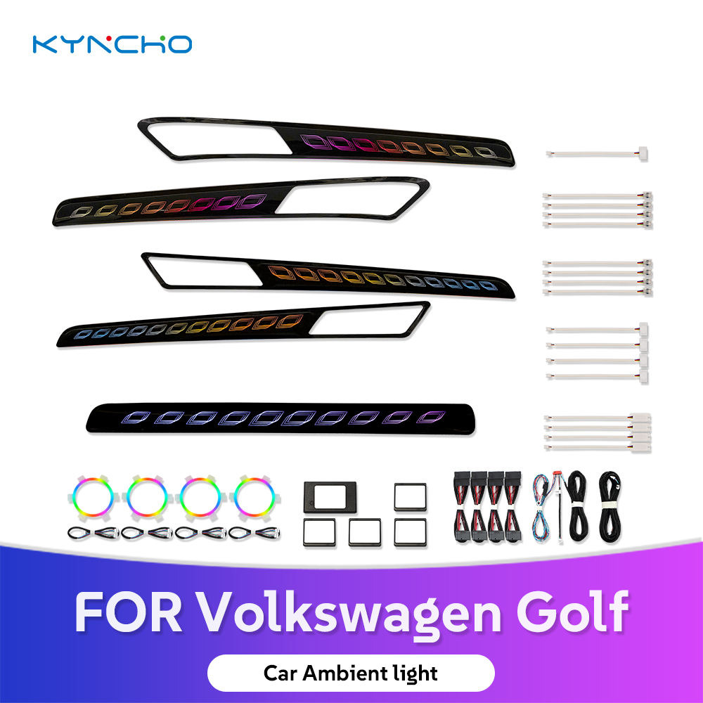 Volkswagen Golf 7 & 7.5 64 Renkli Akıllı LED İç Mekan Ambiyans Aydınlatma Sistemi