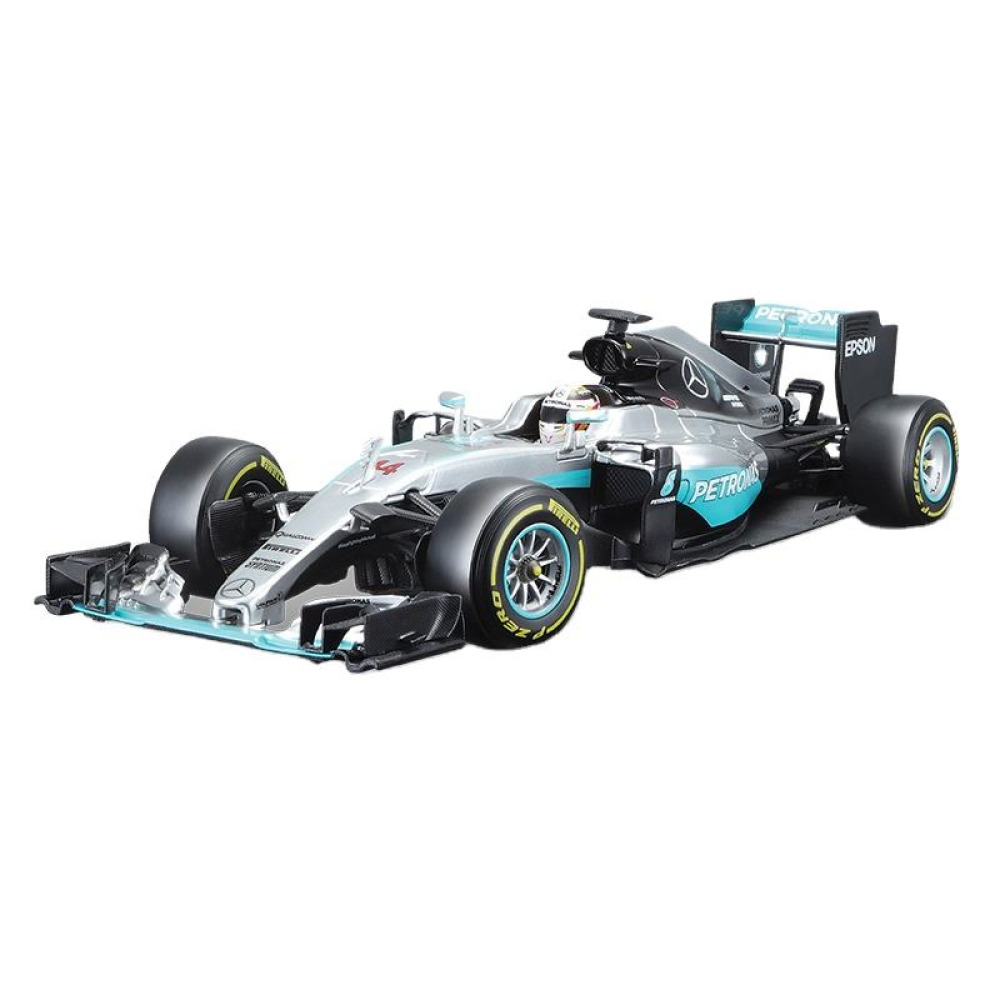 Bburago 1/18 Mercedes-AMG F1 W07 Hybrid (#44 Lewis Hamilton) Diecast Dominasyonun ve Rekorların Gümüş Oku