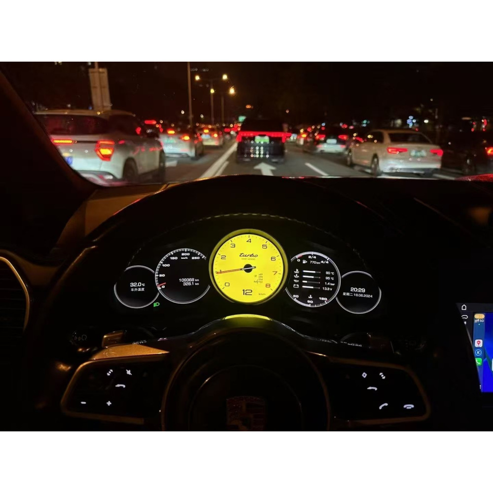 Porsche Panamera Cayenne 2018-2023 Hayalet Ekran Gösterge 2016-2023