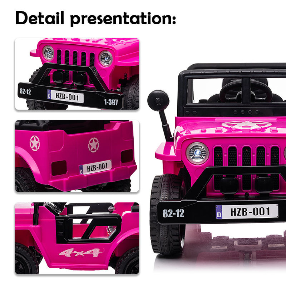 12V City-Explorer SUV - Ekonomik ve Dayanıklı, 2.4G Uzaktan Kumandalı, Müzik Panelli ve Parlak LED Farlı Fonksiyonel Akülü Çocuk Arabası