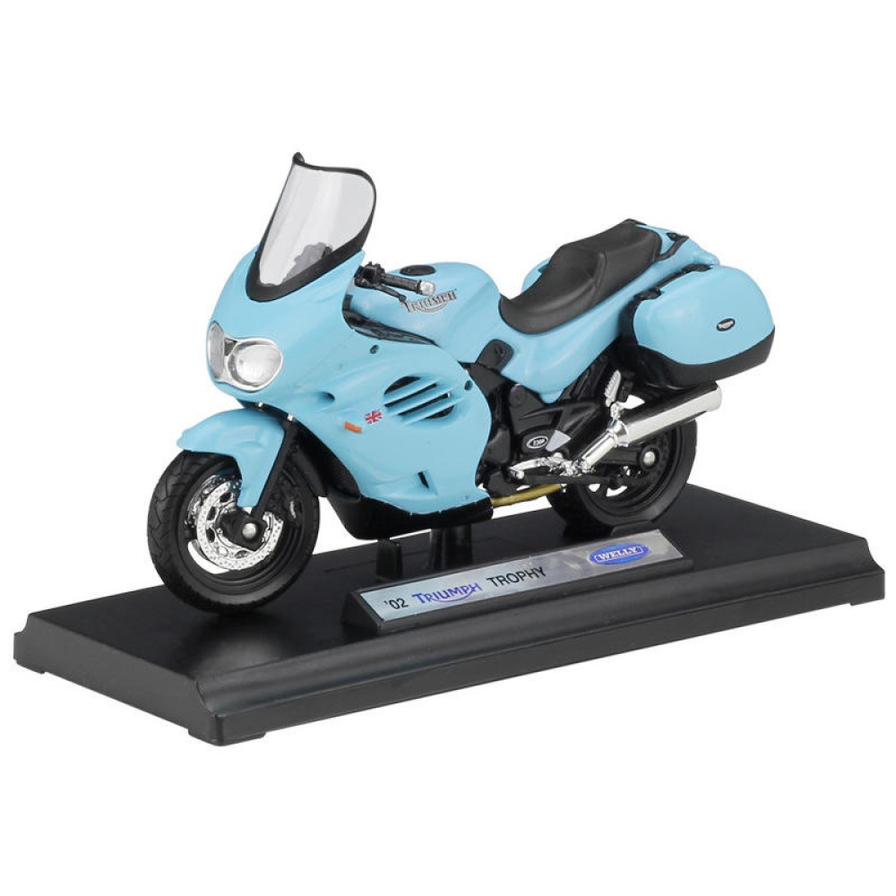 Welly 1/18 2002 Triumph Trophy Diecast İngiliz Konforu ve Klasik Touring Ruhu