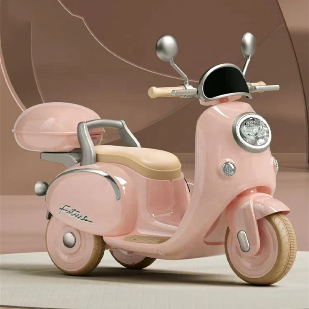 Petal-Soft 6V - Modern Şehir Scooterı Tarzı, Üç Tekerlekli, Pastel Renkli Akülü Motor