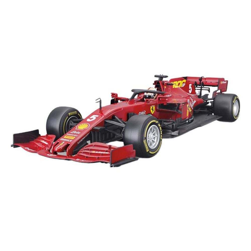 Bburago 1/18 Ferrari SF1000 F1 (#5 Vettel & #16 Leclerc) Diecast 1000. Yarışın Şerefine Üretilen Tarihi Hız Makinesi