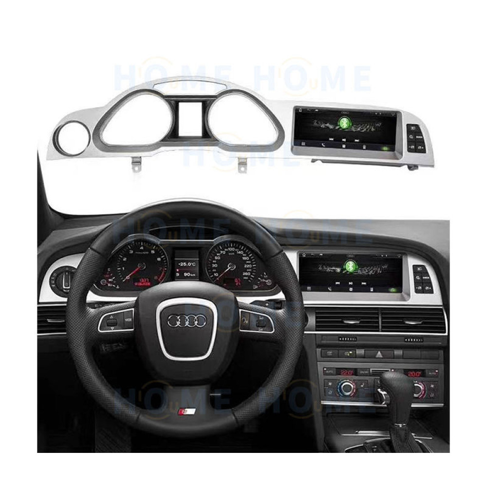 Audi A6 8.8  inch Android 14 - CarPlay - Android - Google Play Store - GPS Navigasyon - Multimedya Ekran 2005-2012