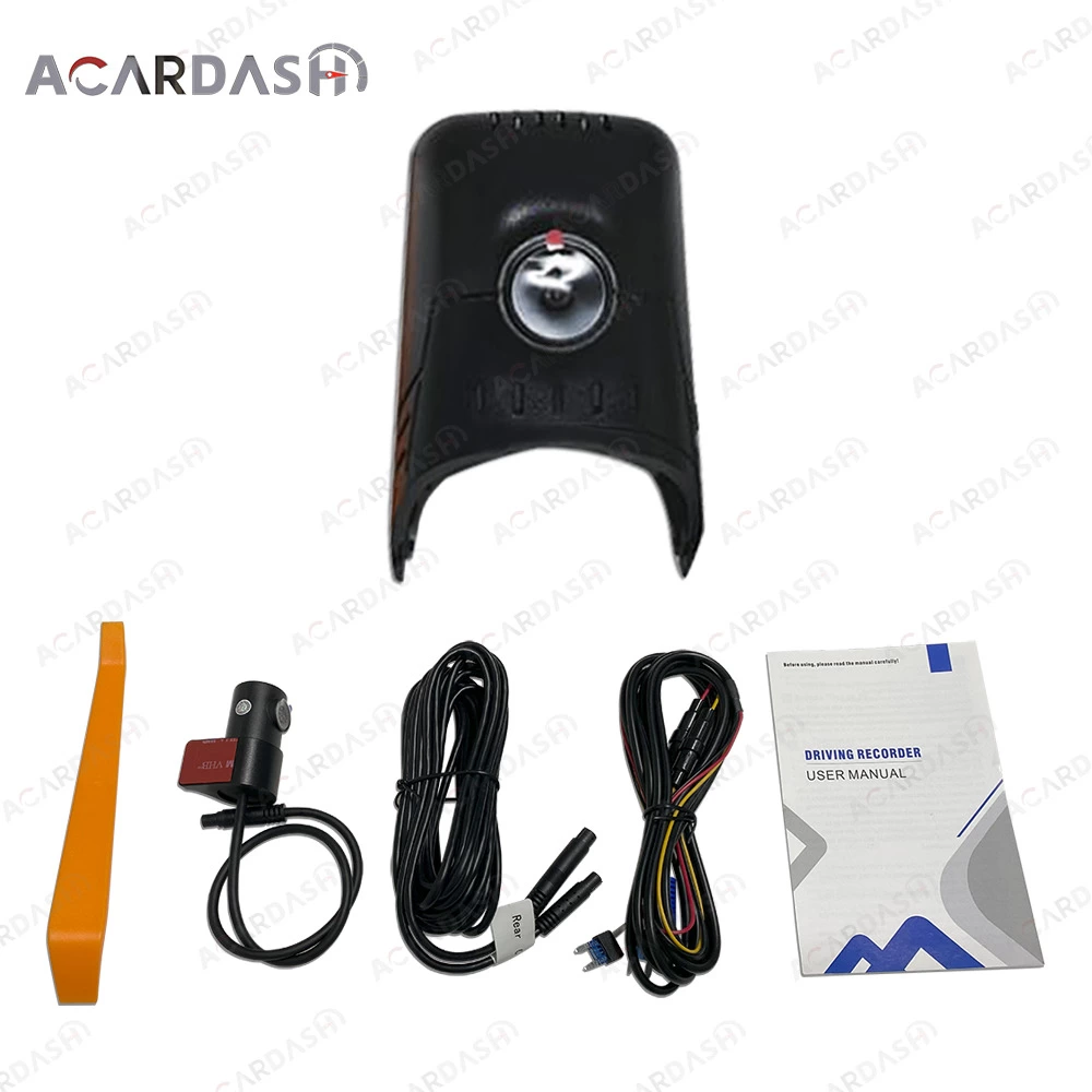 Porsche Cayenne, Macan, Panamera, 911 ve 918 İçin 4K UHD Çift Lensli Gizli Dash Cam