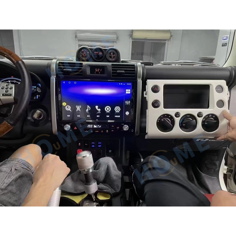 Toyota Land Cruiser FJ 13.3 inch Android 10 - CarPlay - Android - GPS Navigasyon - Multimedya Ekran 2007-2022