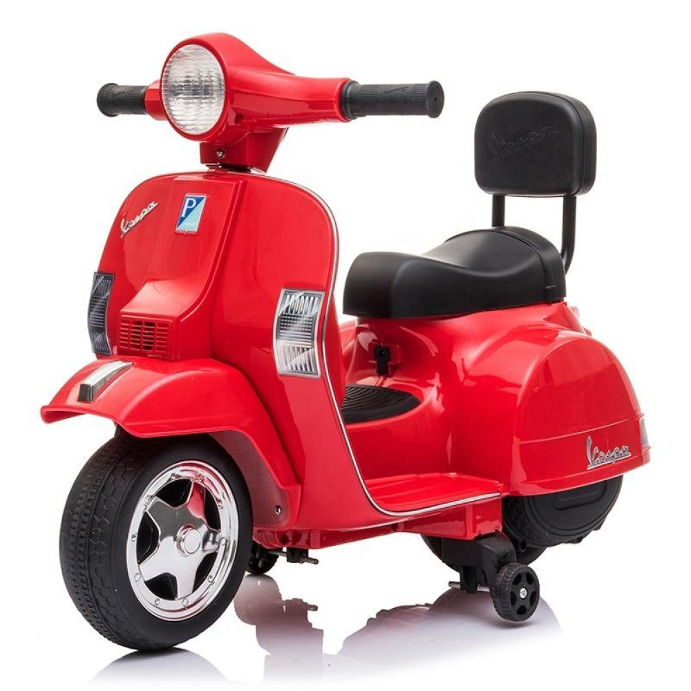 Vespa GTS Super 12V - İtalyan Retro Tasarımlı, Deri Seleli, 12V Çift Motorlu ve Lisanslı Akülü Scooter