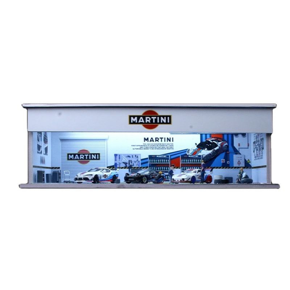 1/64 Diecast Diorama Otopark Sahnesi – Koleksiyonunuz İçin Profesyonel Showroom ve Akrilik Koruma