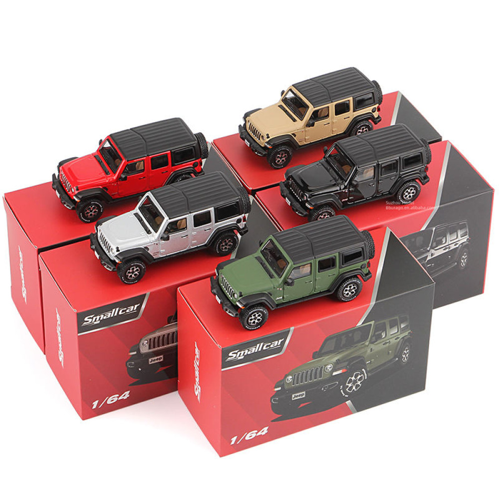 Smallcar 1/64 Jeep Wrangler Rubicon - Off-Road Efsanesi Diecast Model Araba