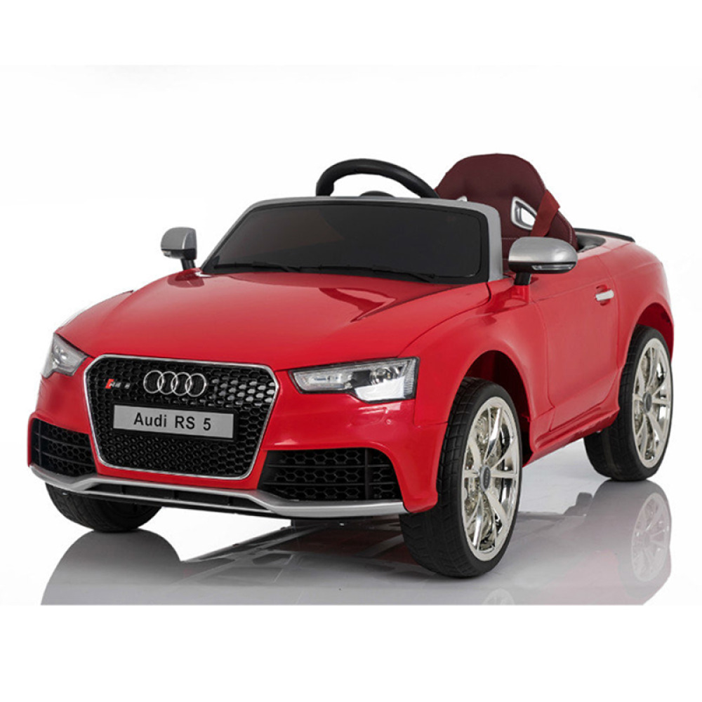12V Licensed Audi RS5 - Orijinal Lisanslı, Sportif Agresif Tasarım, Eva Yumuşak Tekerlekli, Deri Koltuklu ve Uzaktan Kumandalı Akülü Spor Araba