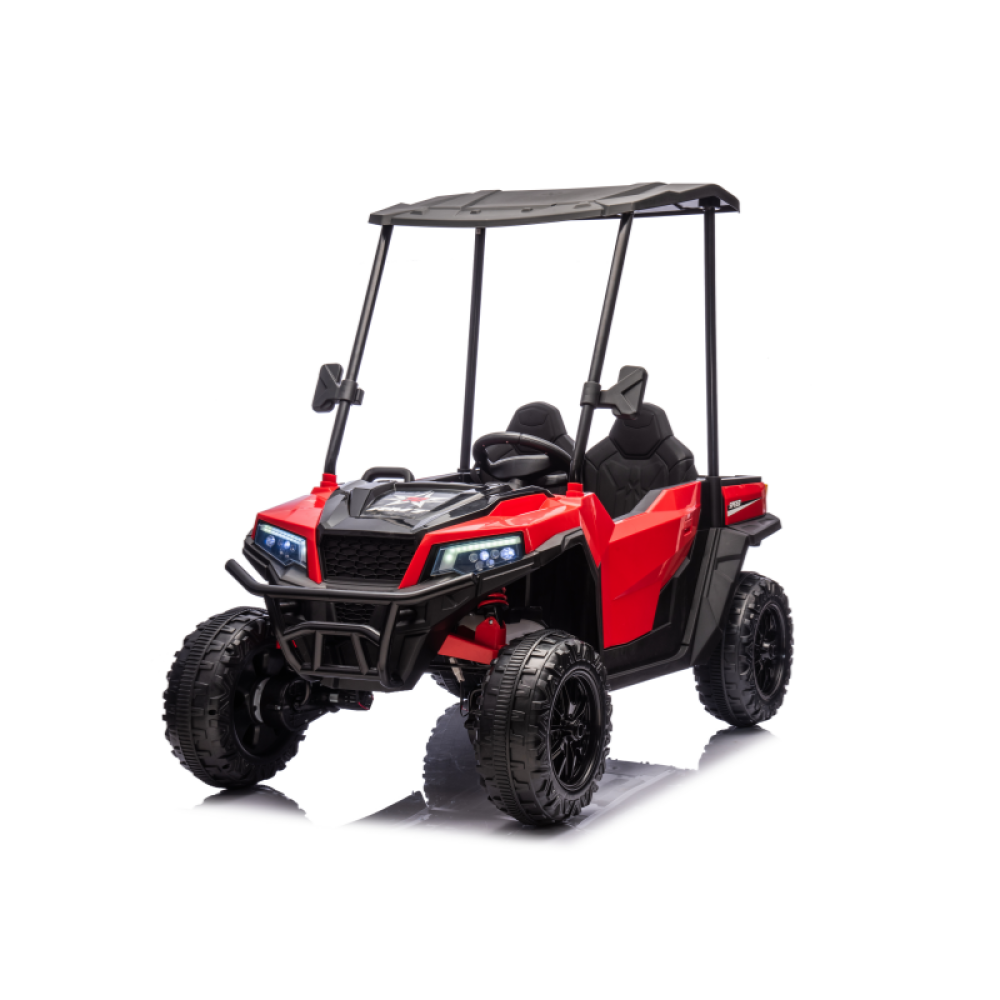 12V Compact Duo UTV - Çift Kişilik Yan Yana Koltuklu, Sportif Buggy Tasarımlı ve Ebeveyn Uzaktan Kumandalı Akülü Arazi Aracı