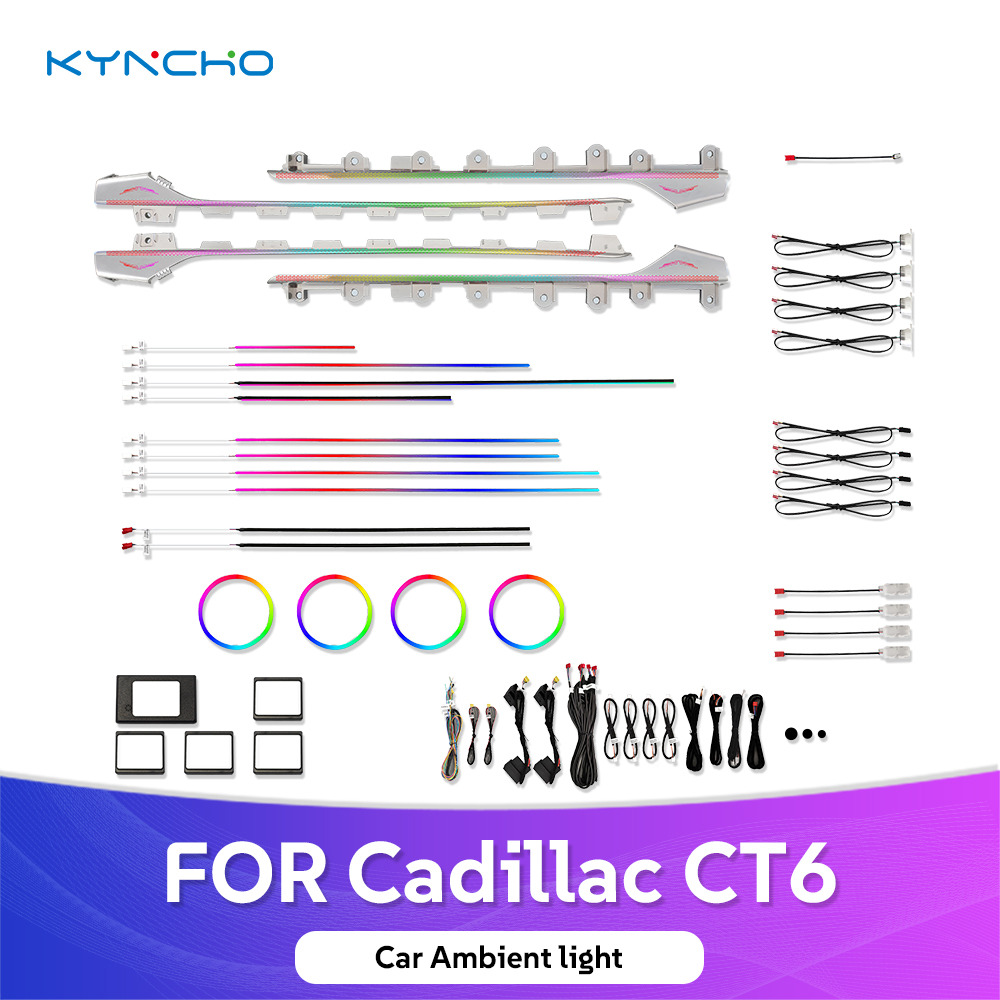Cadillac CT6 (2023-2025) Factory Exclusive Symphony LED İç Mekan Ambiyans Aydınlatma Sistemi