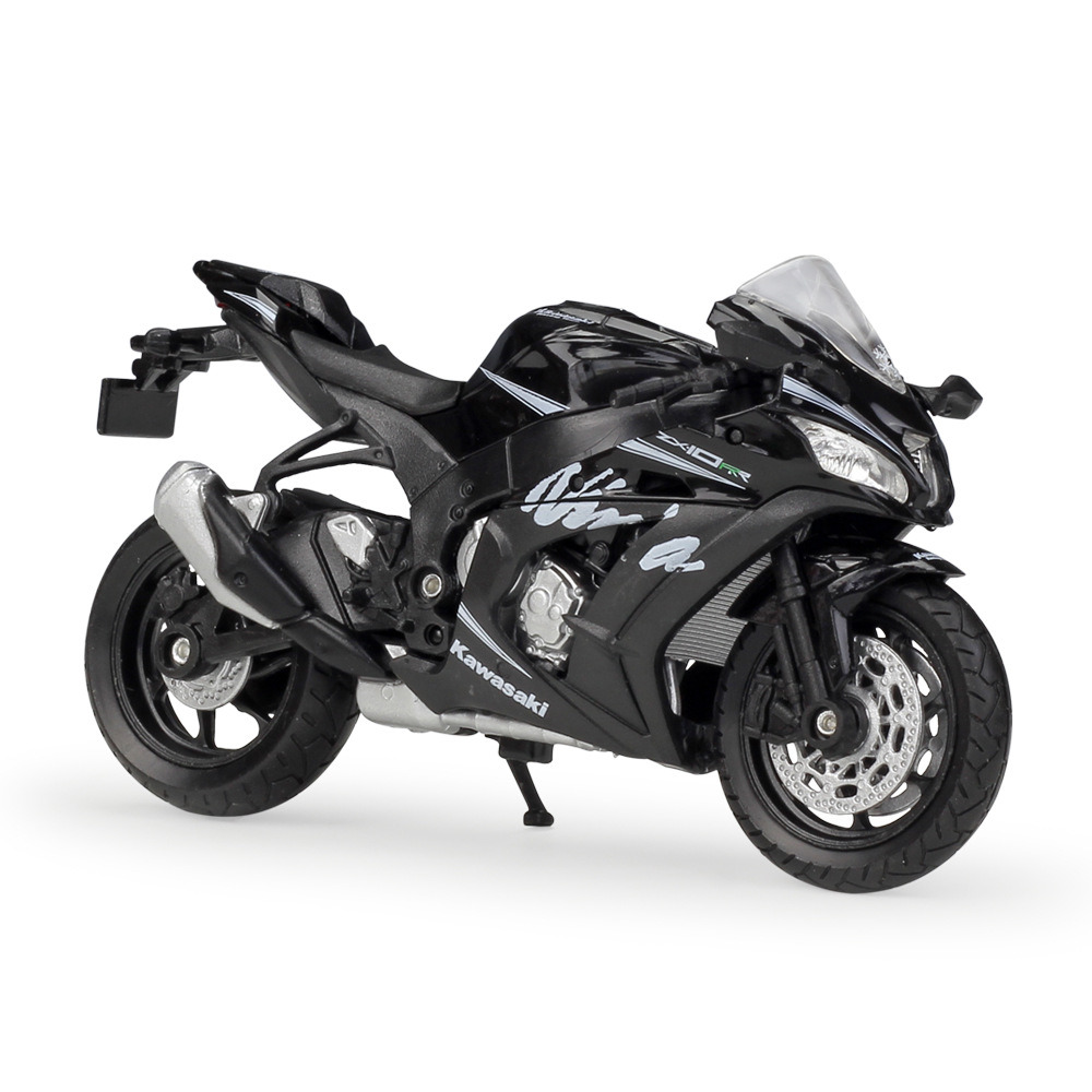 Welly 1/18 2017 Kawasaki Ninja ZX-10RR Diecast Pistlerin Yeşil Efsanesi