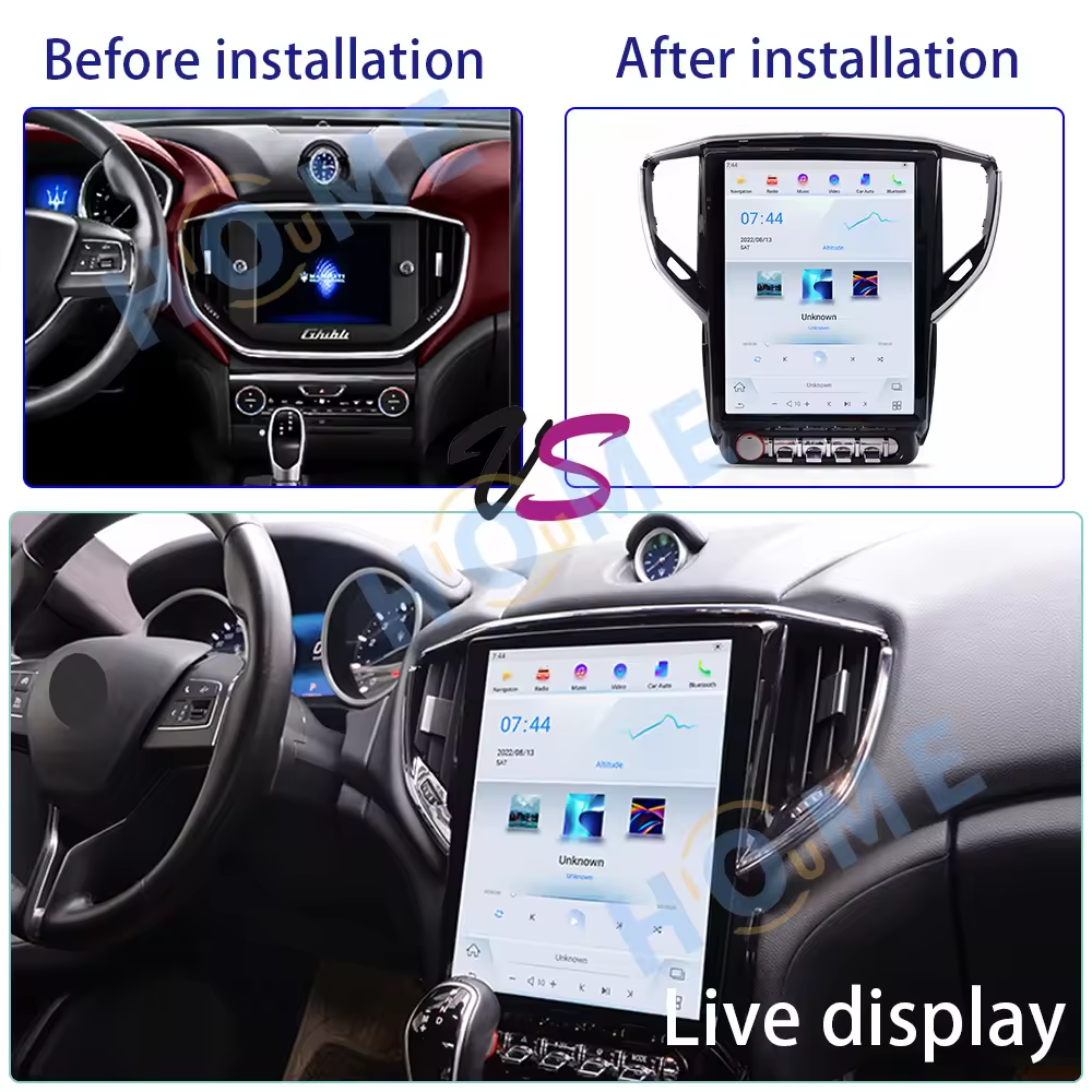 Maserati Ghibli Tesla Ekran 2014-2019