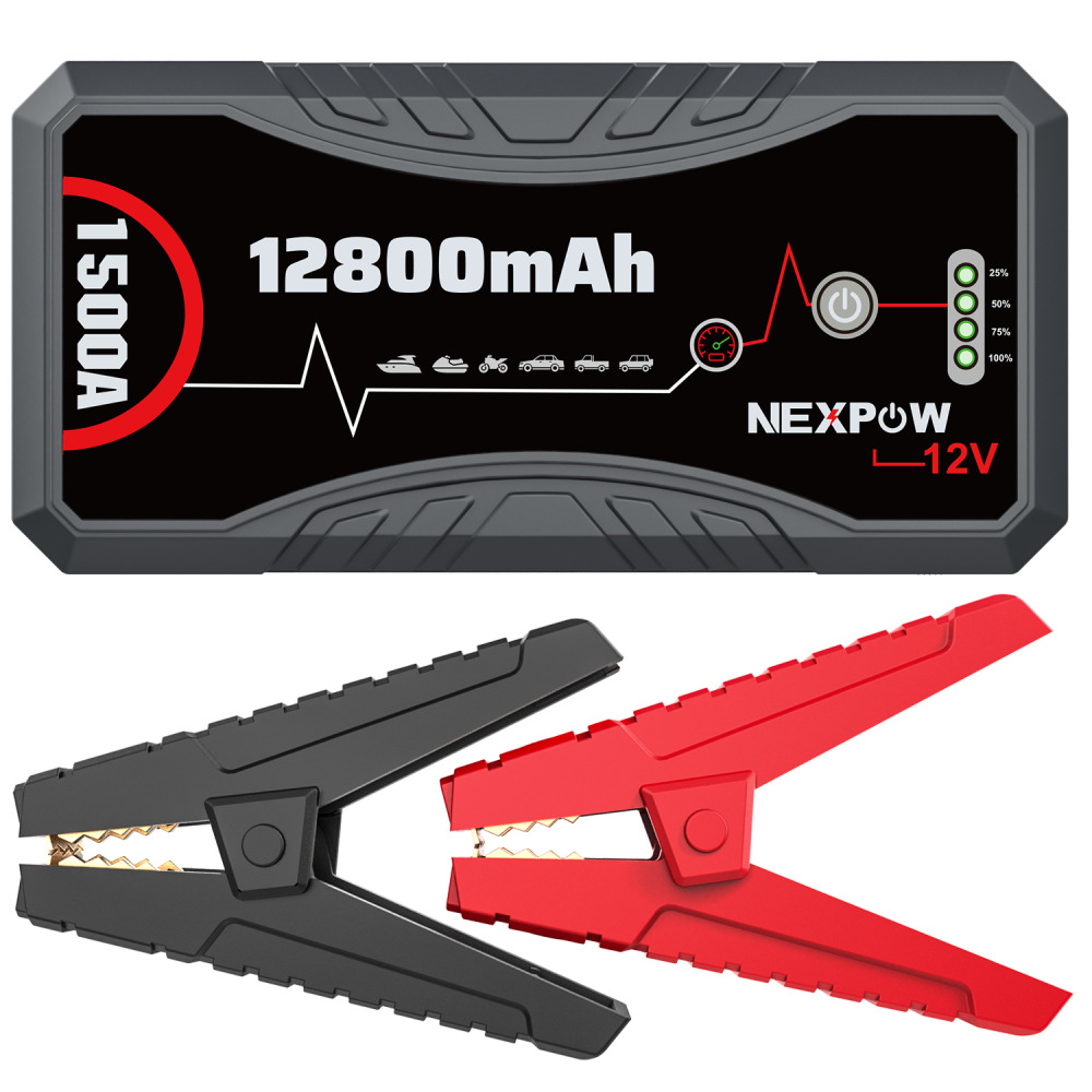 AVAPOW Q10S Taşınabilir Lityum Araç Takviye Cihazı (Jump Starter) & 10000mAh Power Bank
