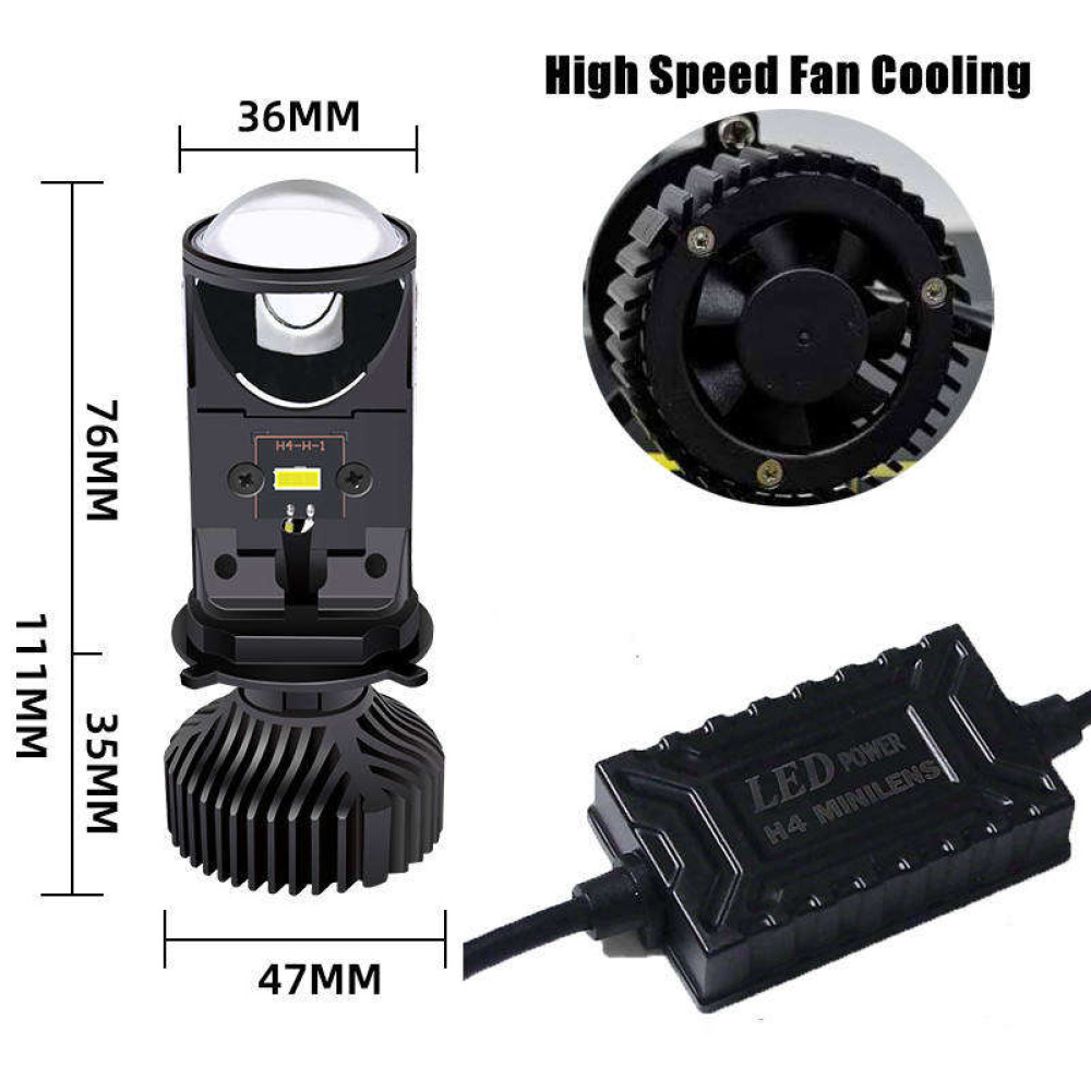X7 LED Aydınlatma Sistemi - H7 H11 H4 Farlar Ampul 9006 Otobüs Farı 4 Taraf Işık Araçlar İçin Diğer Araç Işık Aksesuarları