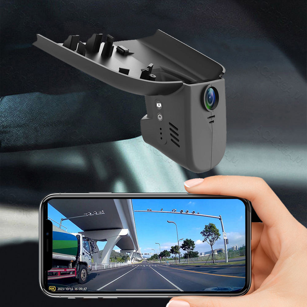 Tesla Model S P85 (2014-2015) İçin 4K UHD Çift Lensli Dash Cam