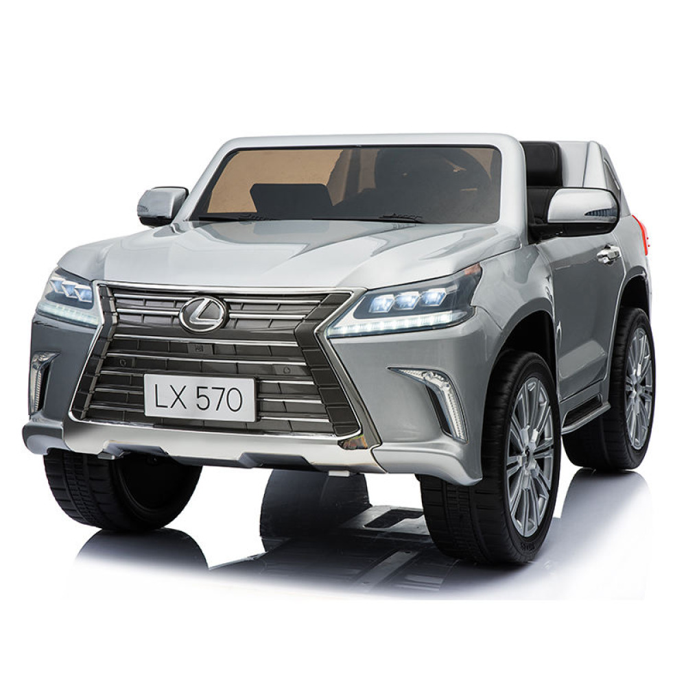 12V Licensed Lexus LX570 - Orijinal Lisanslı, Çift Kişilik, Eva Tekerlekli, Deri Koltuklu, 4 Motorlu Seçeneği ve Uzaktan Kumandalı Ultra Lüks SUV