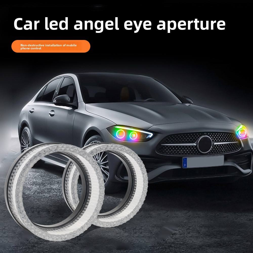1.5 İnç 5D LED Araç Far Işığı - Premium Kalite Dekoratif Aydınlatma Aksesuarı