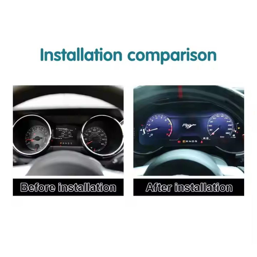 Ford Mustang Hayalet Ekran Gösterge 2015-2021