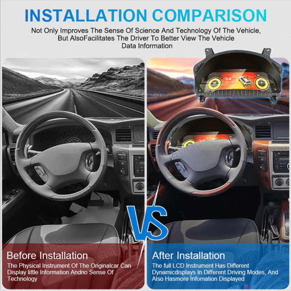 Nissan PATROL Y61 Hayalet Ekran Gösterge