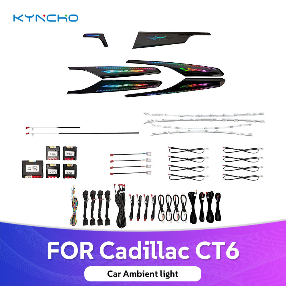 Cadillac CT6 64 Renk Symphony LED İç Mekan Ambiyans Aydınlatma Sistemi