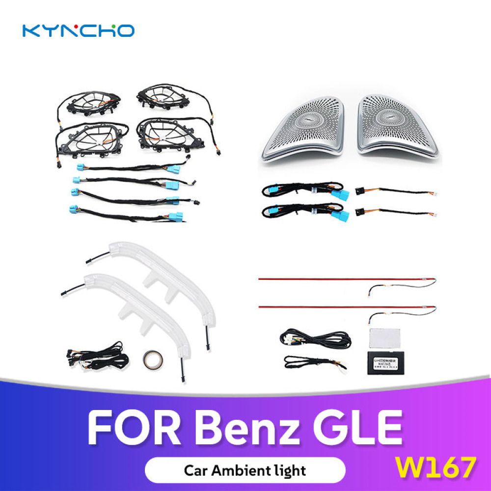 Mercedes-Benz GLE W167 & GLS X167 (2020+) Magic Turbine ve Symphony LED Aydınlatma Sistemi
