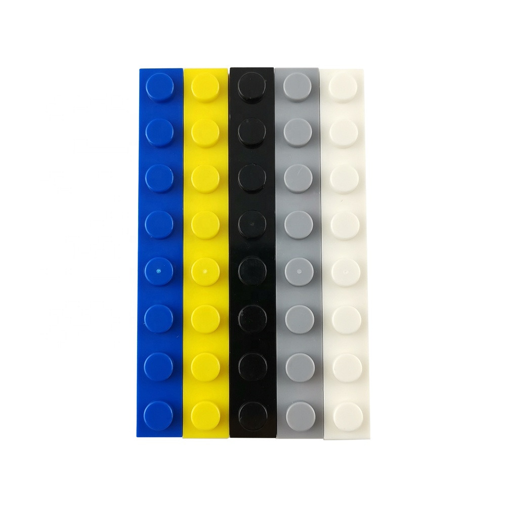 EduWeDo No. 3460 Teknik Uzun Plaka (1x8 Plate) – Robotik Şasi Birleştirme ve Yatay Güçlendirme Elemanları