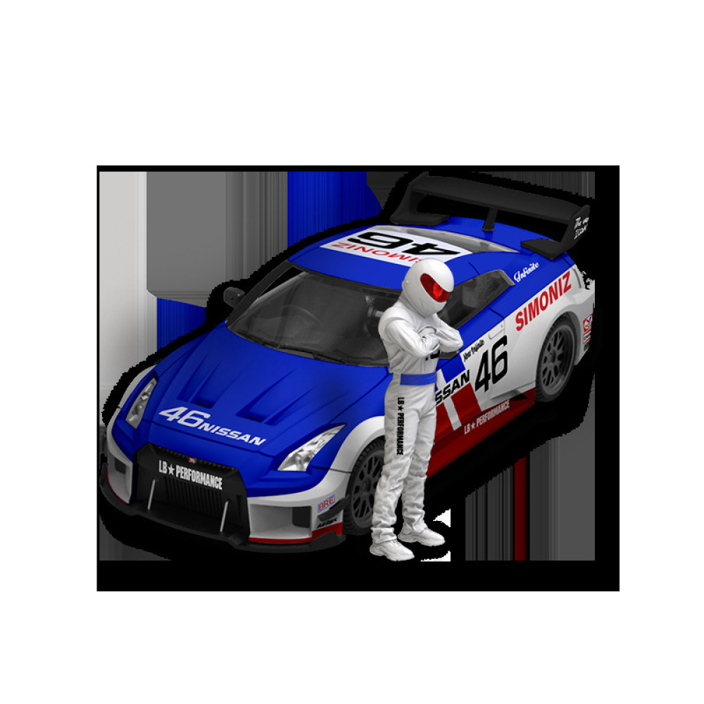 TimeMicro 1/64 Nissan GT-R R35 Liberty Walk (LBWK) #46 Diecast – Godzilla'nın En Agresif Geniş Gövde Formu 