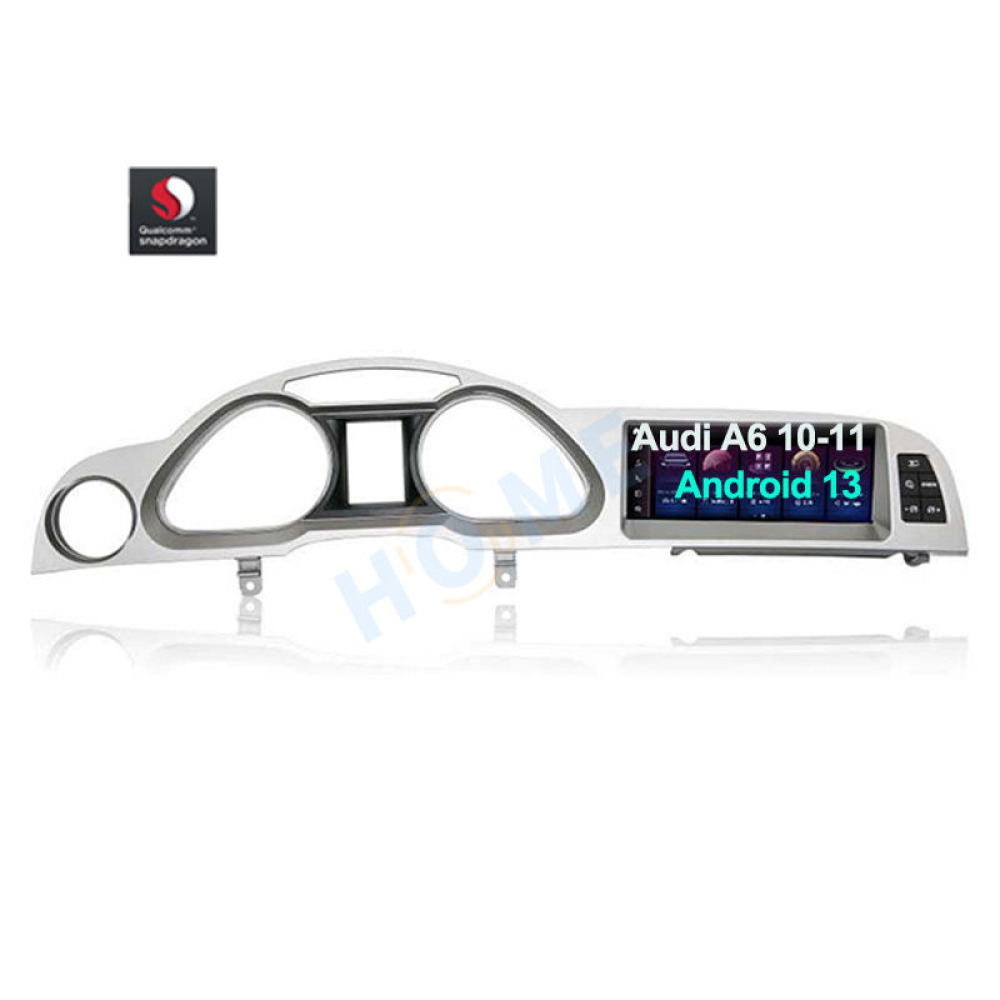 Audi A6 8.8  inch Android 13 - CarPlay - Android - Google Play Store - GPS Navigasyon - Multimedya Ekran 2010-2011