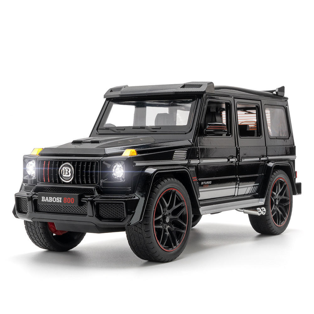 CHEZHI 1/18 Mercedes-Brabus G800 – Siyahın Gücü ve Dev Ölçekli Metalik Vahşet Diecast Dünyasında