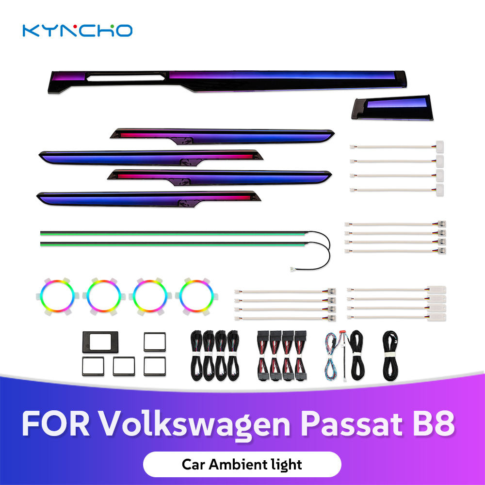 Volkswagen Passat B8 Factory Exclusive Symphony LED İç Mekan Ambiyans Aydınlatma Sistemi