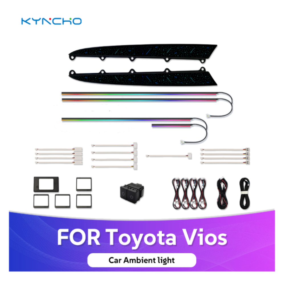 Toyota Vios Smart Symphony LED İç Mekan Ambiyans Aydınlatma Sistemi