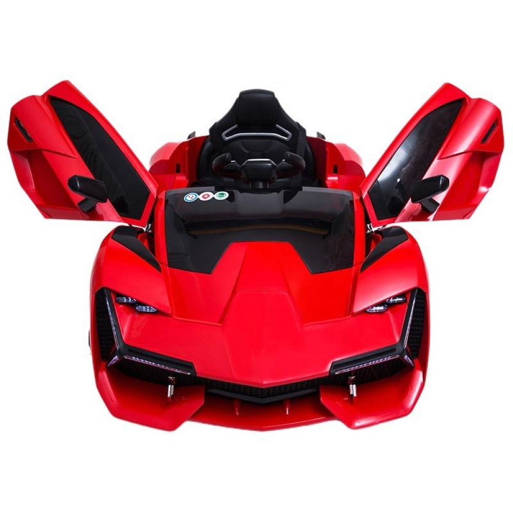 Pony-GT 12V Custom Edition - Yatay Izgaralı, Keskin Bakışlı, 12V Çift Motorlu ve Sportif Akülü Spor Araba