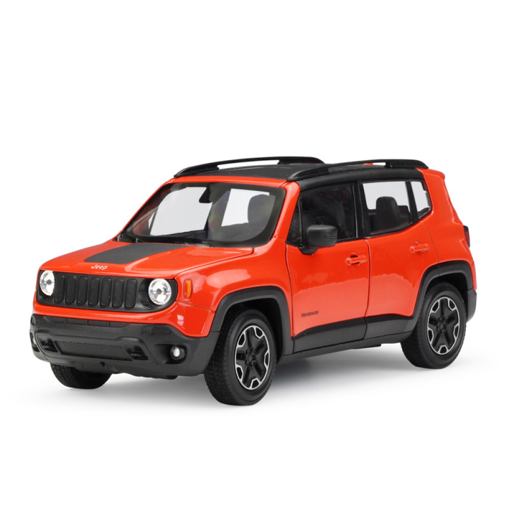 Welly 1/24 Jeep Renegade Trailhawk Diecast Şehirli Maceracı ve Arazi Uzmanı