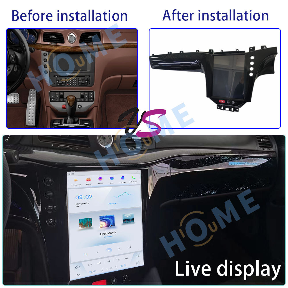 Maserati GT GC GranTurismo Tesla Ekran 2007-2015