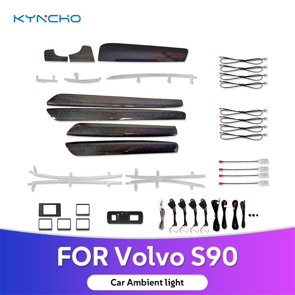 Volvo S90 Akıllı Symphony LED & Neon Flowing İç Mekan Ambiyans Aydınlatma Sistemi