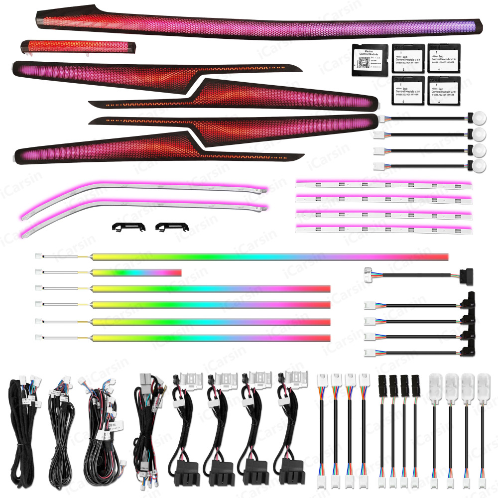 Audi Q5 (2018-2024) İçin Symphony Dinamik LED Ambiyans Aydınlatma Sistemi