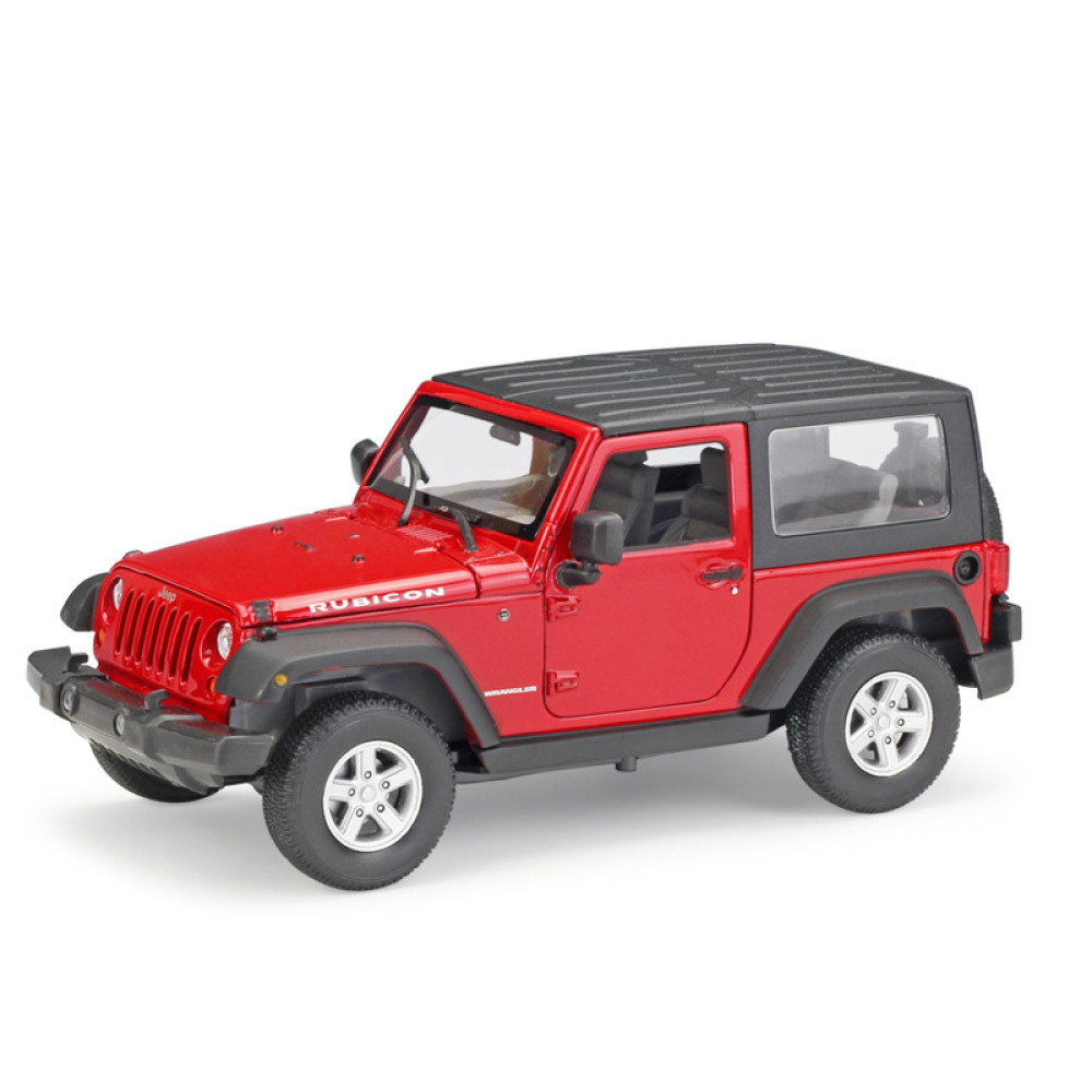 Welly 1/24 2007 Jeep Wrangler Diecast Özgürlüğün ve Maceranın Dayanıklı İkonu