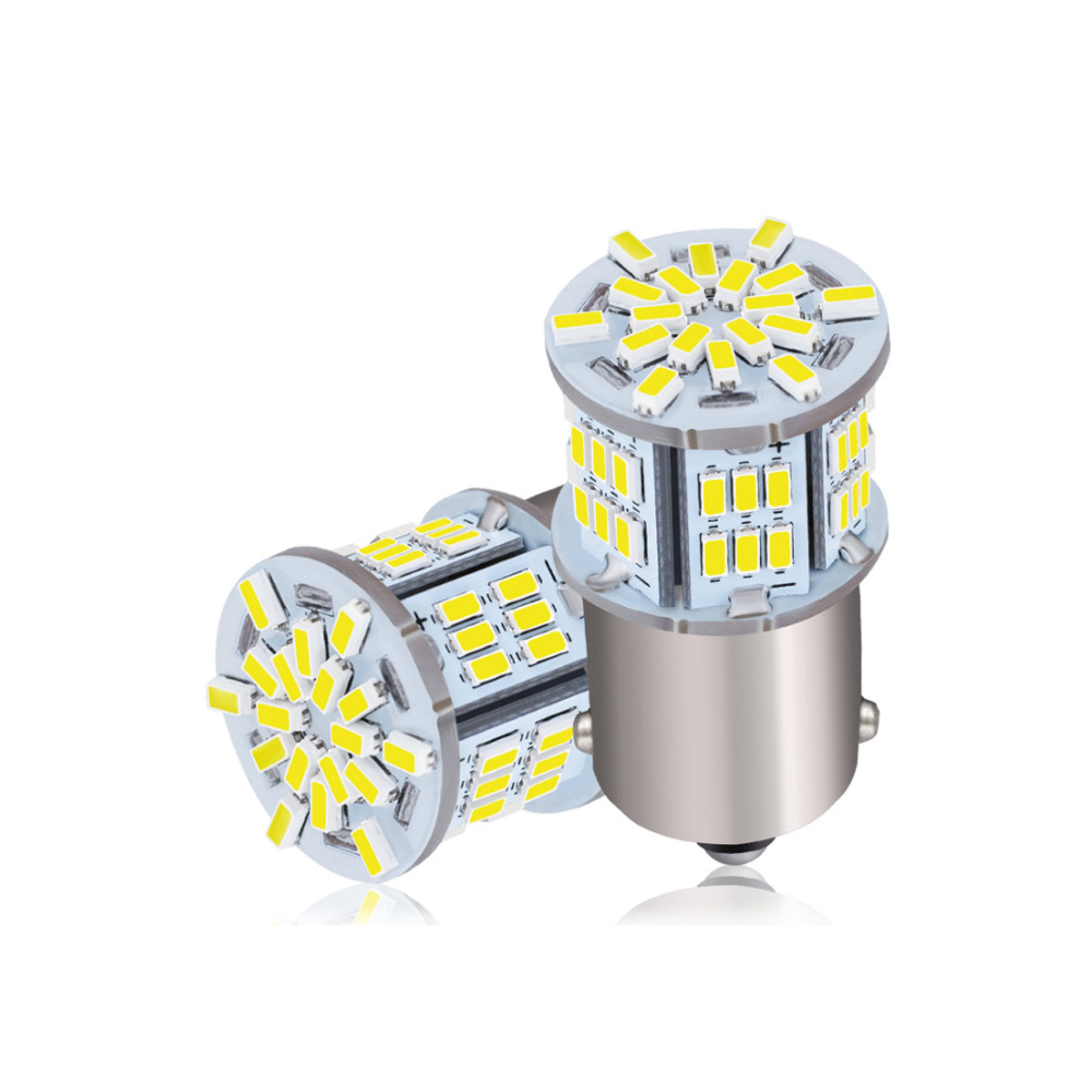 Yüksek Parlaklıklı LED Fren ve Sinyal Lambası - 1156-3014-54W Uyumlu Araç Ampulü
