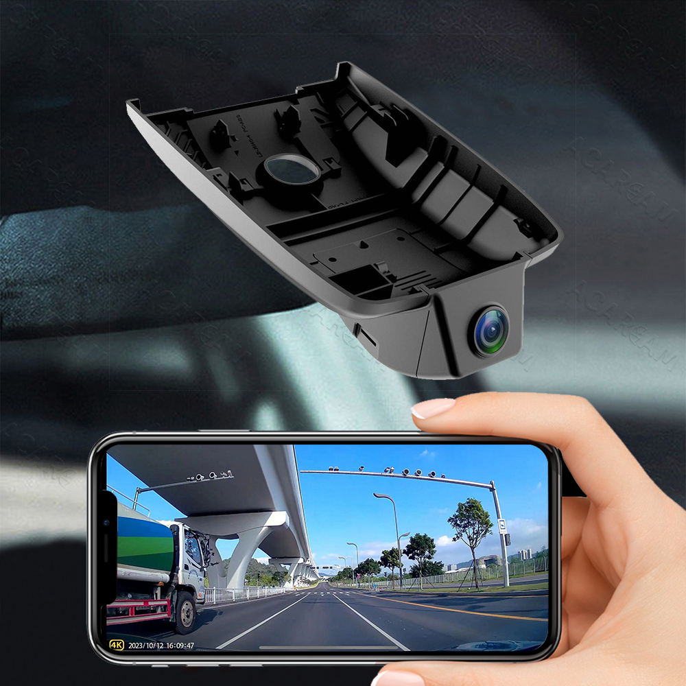 Toyota Camry (2018-2021) İçin 4K UHD Çift Lensli OEM Tipi Dash Cam