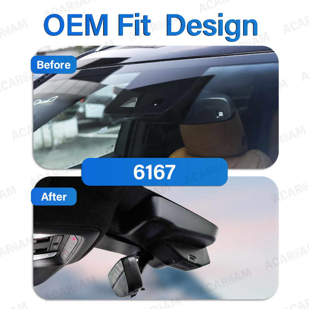 Cadillac XT4 2014-2022 Modele Özel 4K Sony Sensörlü Gizli Dash Cam