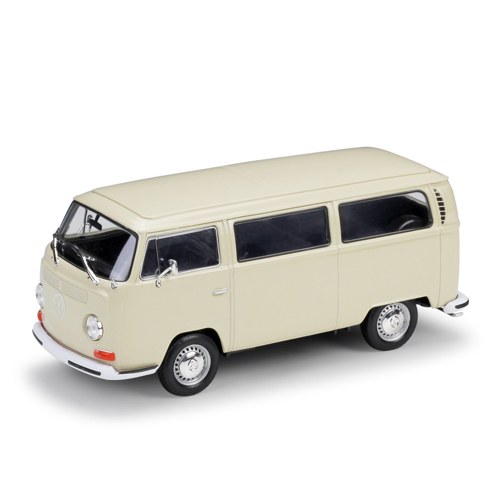 Welly 1/24 Volkswagen 1972 T2 Bus Diecast Özgür Ruhların ve Nostaljinin İkonik Yol Arkadaşı