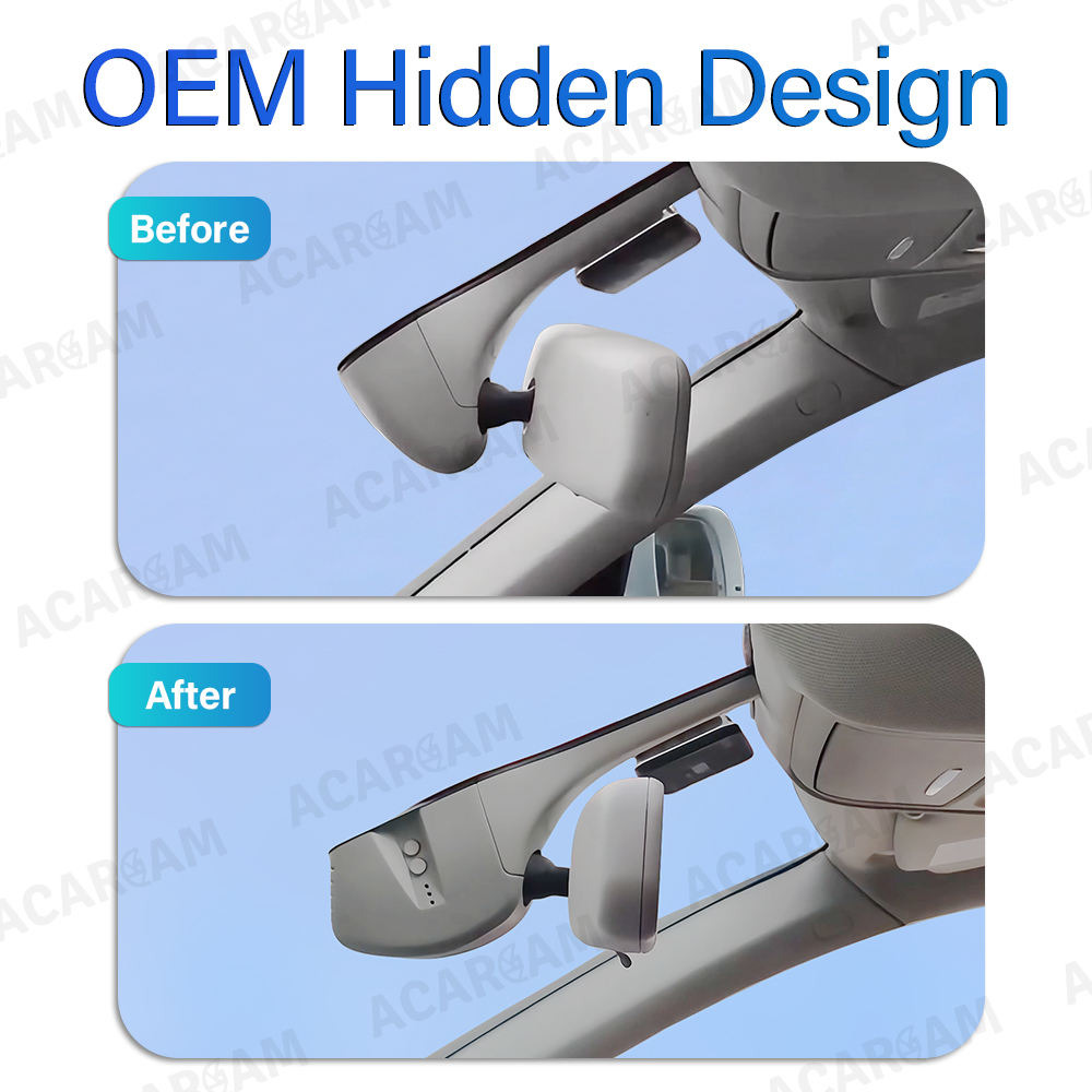 Audi A Serisi, Q3, Q5, Q7 Modele Özel 4K HD OEM Dash Cam Araç Kamerası