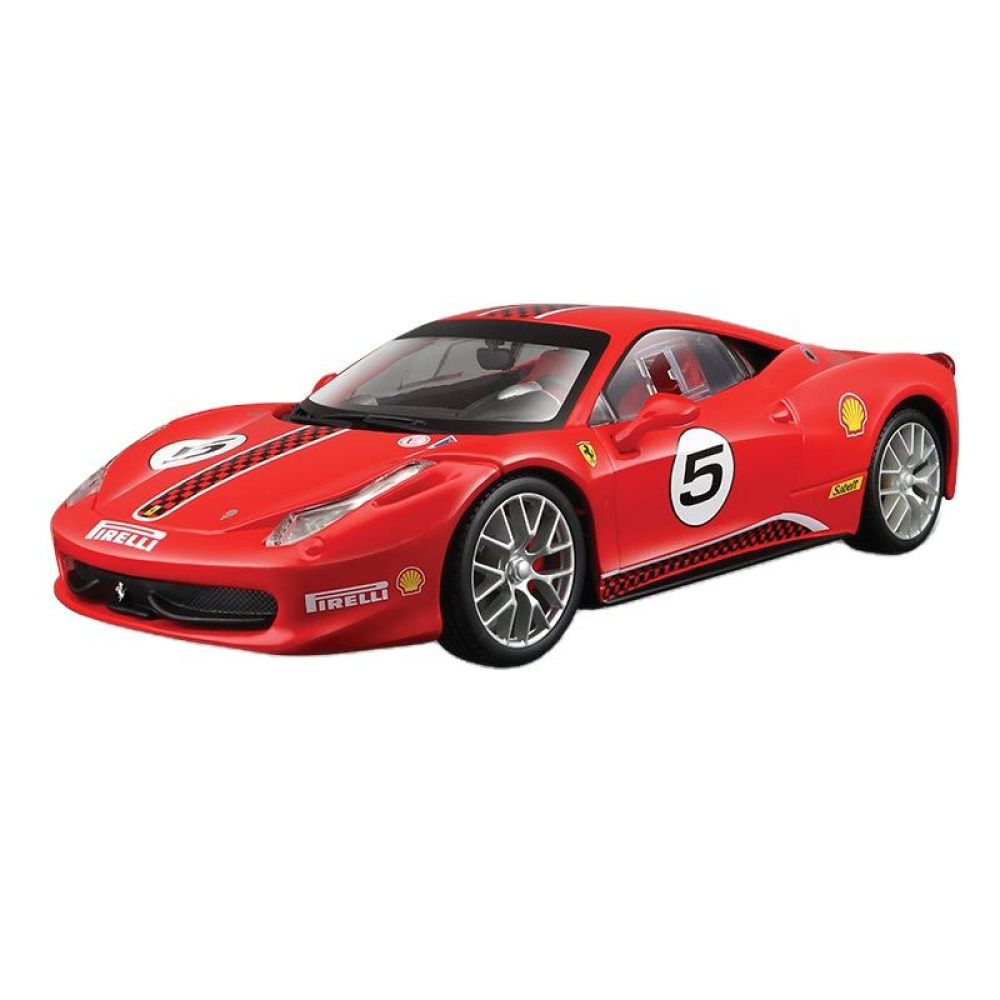 Bburago 1/24 Ferrari 458 Challenge Diecast Pistlerin Safkan İtalyan Yarışçısı ve Mühendislik Dehası