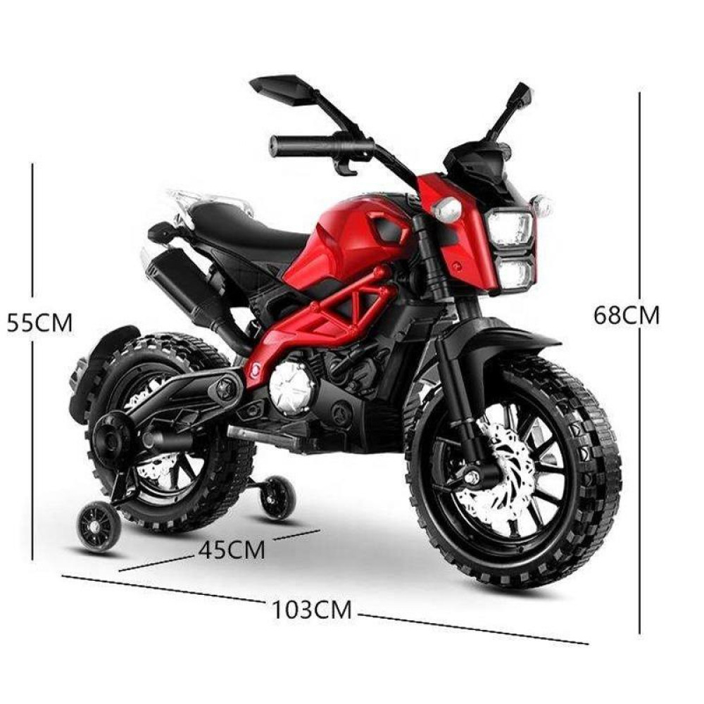 Crossover-X 12V - Naked-ADV Tarzı, Yüksek Siperlikli, Mekanik Detaylı Akülü Motor