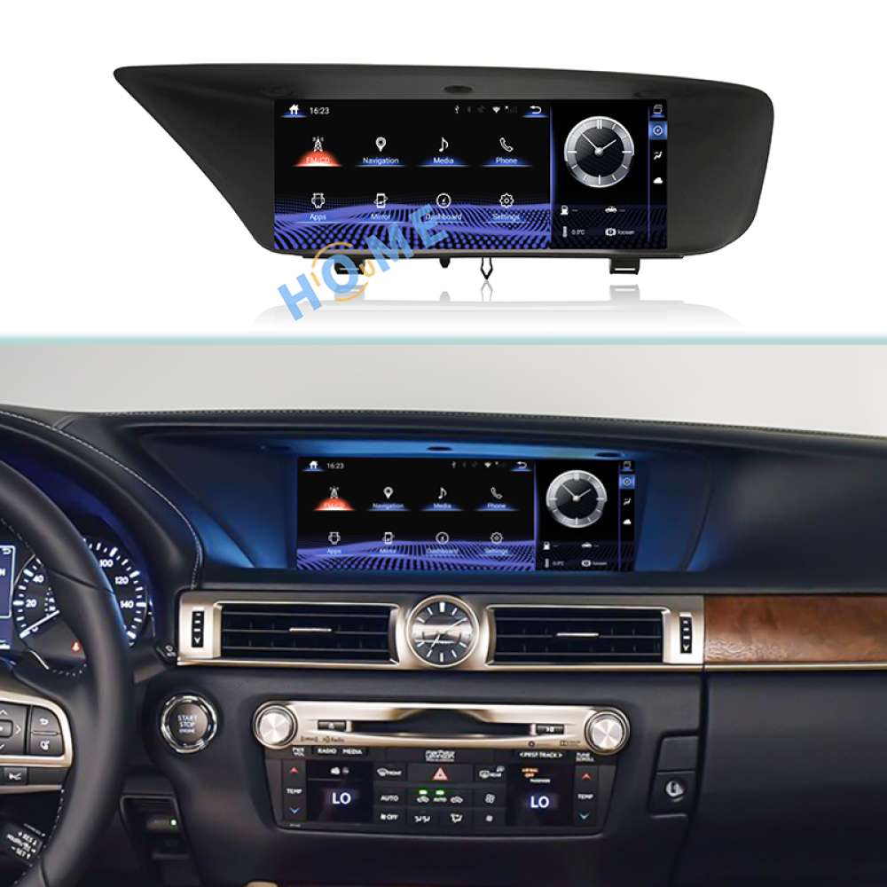 Lexus GS 200 250 300 350 450 12.5 inch Android 11 - CarPlay - Android - GPS Navigasyon - Multimedya Ekran 2012-2016